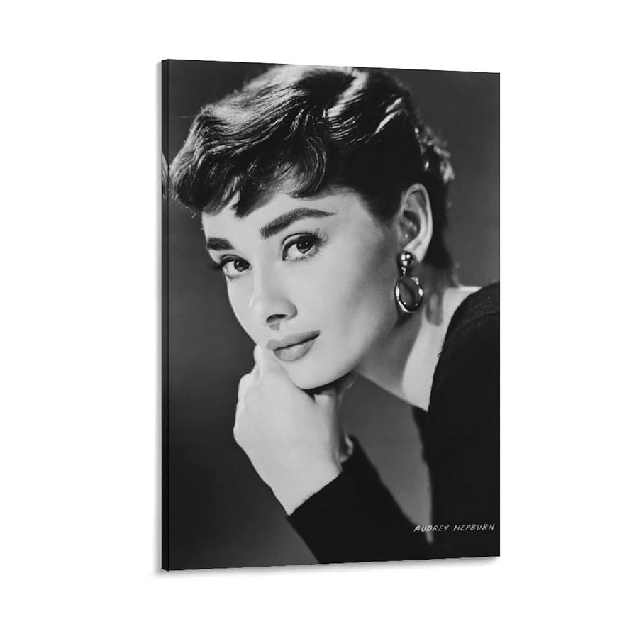 オードリーヘップバーンモノクロ写真フォトパネル Amazon.co.jp: オードリー・ヘップバーン モノクロポートレイト